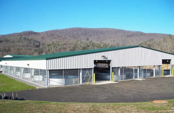 Prefabricated Light Steel Frame Construction Portal Frame Warehouse