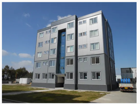 Metallrahmen Stahlkonstruktion Modularrestaurants Gebäude Hotel Einkaufszentrum