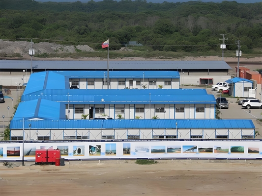 Camp de travail modulaire préfabriqué pour 120 personnes