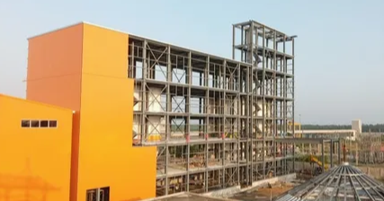 CE Certified Fireproof Pre-engineered Steel Building with 50 Years Life Cycle