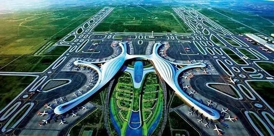 acheter Bâtiments en acier à travées multiples résistants aux tremblements de terre et stables, réduction du bruit des terminaux d'aéroport online manufacture