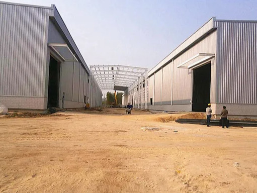 comprar Armazém de estrutura de aço econômico Q235B Q355B Edifícios de aço pré-fabricados online manufacture