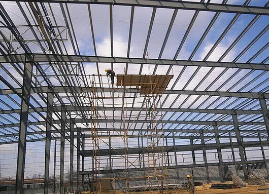 kaufen Vorgefertigte Fabrik Stahlwerkstatt Bauwerk Silo Lagerhaus Online-Herstellung