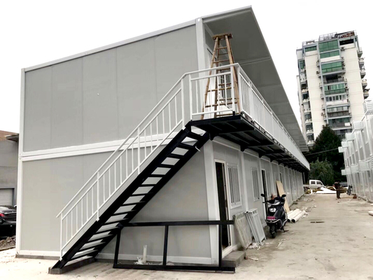 Buy Prefabricated Flat Pack Modern 2 Story Portable Mobile Container House online manufacture