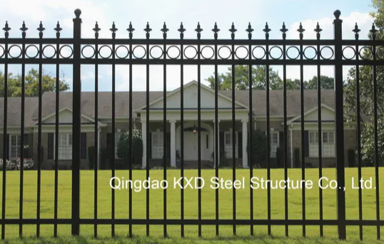 kupować Balustrady schodowe o wysokiej twardości, żelazne ogrodzenie kute do ogrodu dla Ameryki (KXD-IF12) online manufacture