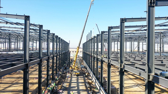 comprar Edifícios Metálicos Pré-Fabricados de Estrutura de Aço Industrial online manufacture