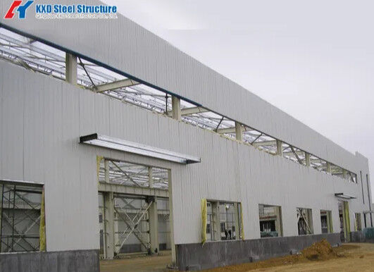 kopen Voorgefabriceerde industriële H-sectie Staalstructuur Materiaal Frame Building Warehouse online vervaardiging