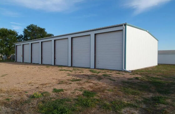 kopen Prefabricated House Self-use Warehouse Mini-Storage Gebouwmateriaal Staalstructuur online vervaardiging