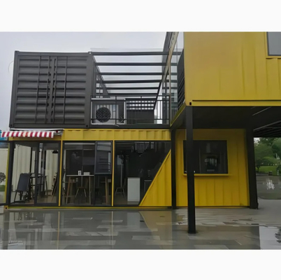 Buy Prefabricated Container Building Shop Showroom Office Container Weather Resistance online manufacture