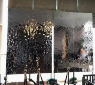 kaufen Edelstahlblechplatte Ss 304 Goldfarben Decke Wand Wasserwelle Gehämmert Geprägt Dekorativ online manufacture