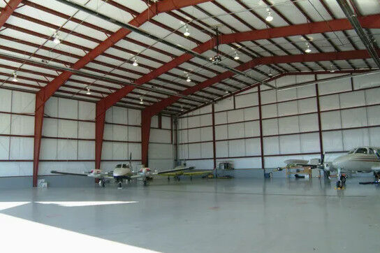 comprar Construcción industrial de acero a medida Edificios de aviación para hangar de Airbus Fabricación en línea