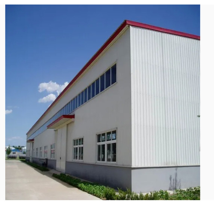 Buy Prefabricated Industrial Workshop Metal Construction Warehouse Building Factory online manufacture