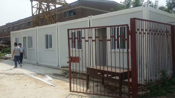 Buy 20ft 40ft Flat Pack Container Prefabricated House Frame Single Double Doors online manufacture