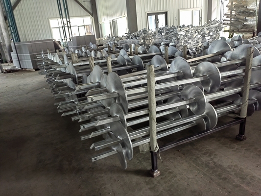 Buy Square Ground Screw Piles For Power Installations Solid Construction online manufacture