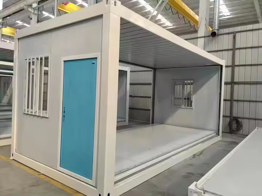 Buy Fireproof Steel Prefabricated Foldable Container House Weather Resistant online manufacture