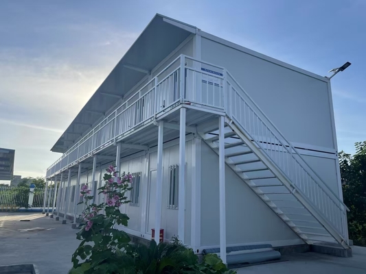 Buy 20FT Prefabricated Modular Movable Container House For Mining Camp Offices Labor Dormitory online manufacture