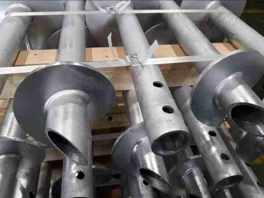 kaufen Hochwertige, verzinkte Wendelpfahl mit rundem Schaft Erdungsschraube für Solarenergieanlage online manufacture