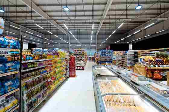 comprar Estructuras de acero estructural ligero, edificios comerciales prefabricados de acero, grandes supermercados Fabricación en línea