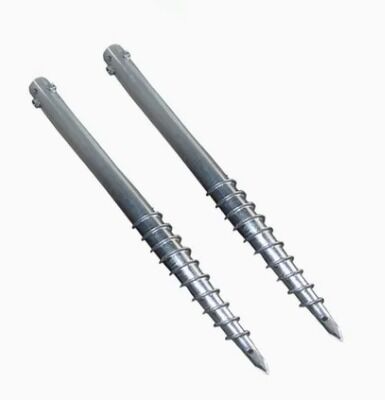 acheter Pieux hélicoïdaux de 1200 mm de long, pieux vissés au sol avec bride soudée fabrication en ligne