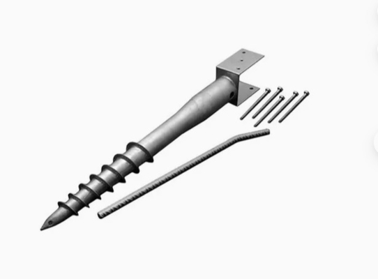 kaufen Hochwertiger Fabrikpreis U-förmige, feuerverzinkte Stahl-Erdungsschraube online manufacture