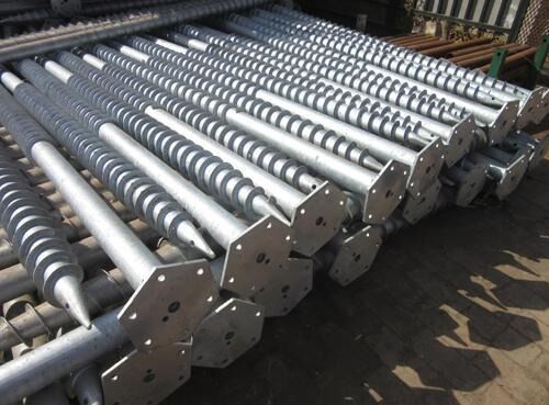 comprar Anclajes de tornillo de acero galvanizado en caliente ligeros para sistemas de energía solar Fabricación en línea