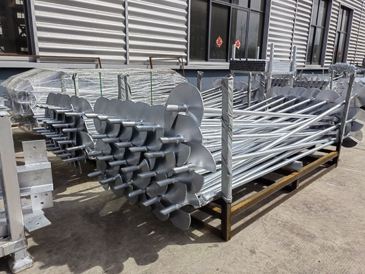 kaufen Vorgefertigte hochfeste Metallverzinkte Stahlrunde Helical Screw Ankerbolze online manufacture
