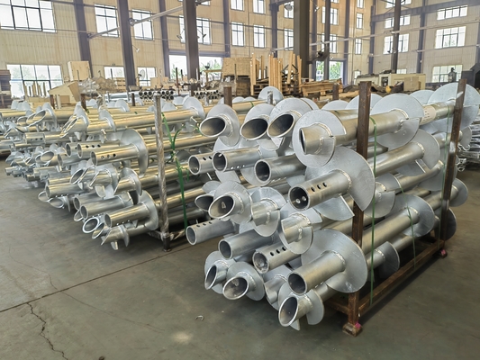 Buy Helical Screw Piles for Foundation Solar Support Spiral Galvanized online manufacture