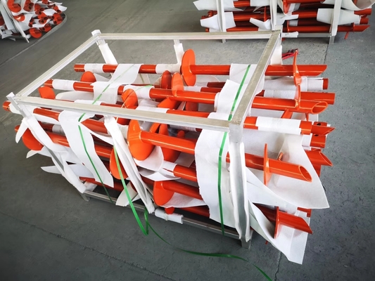 comprar Tornillo helicoidal galvanizado prefabricado para tierra para refuerzo de cimientos de casas Soporte de cimentación para energía fotovoltaica online manufacture