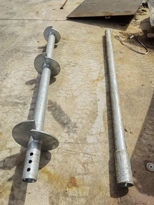 acheter Système de montage solaire - Fondation portable - Ancrage de pieu hélicoïdal à arbre rond online manufacture