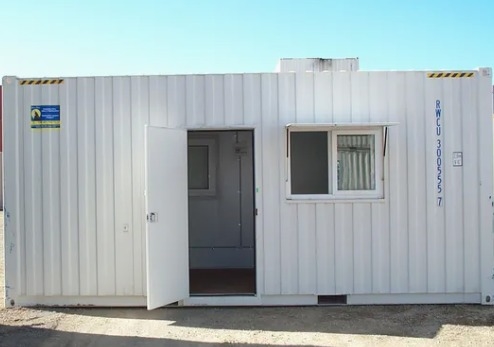 Buy Steel Structure Q355 Q235 Security Container EPS Glasswool Rockwool PU Insulation online manufacture