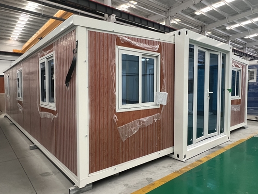 Buy 20ft Dual Wings Expandable Container House Mobile Villa for Park - with Courtyard, Kitchen - Ideal for Outdoor Living, Portable & Customizable online manufacture