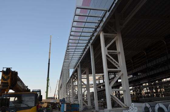 kopen Anti-corrosie staal frame warehouse - commerciële opslagoplossing online vervaardiging