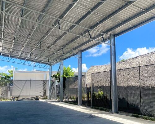 Beli Rumah Desain Industri Struktur Baja Pracetak Modern, Gym, Pusat Perbelanjaan, Hotel, Gudang, Bengkel, Bangunan Rekayasa pembuatan online