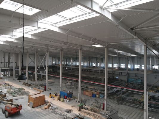 comprare Edificio per officine industriali prefabbricate con struttura in acciaio economicamente vantaggioso fabbricazione online