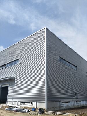 Buy High-strength steel prefabricated pharmaceutical factory building compliant with medical-grade standards online manufacture