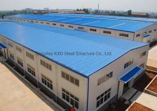 Buy Prefabricated Steel Structure Warehouse with Q235B/Q355B Steel Large Span and Customized Design online manufacture