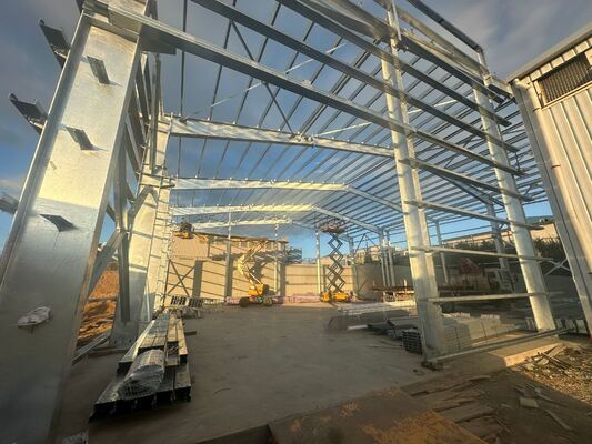 Buy Pre- Engineering Customized Steel Structure Metal Warehouse  online manufacture