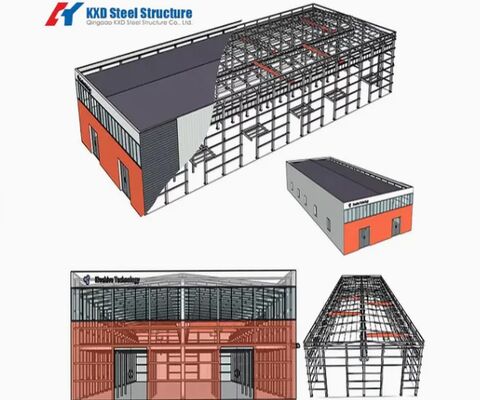 acheter Conception sur mesure Entrepôt en acier préfabriqué avec connexion d'acier et de boulons durable Q355B fabrication en ligne