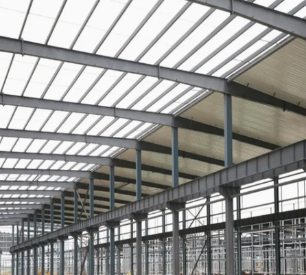 kaufen Vorgefertigtes Stahlbaugebäude mit 50 Jahren Lebensdauer, schneller Montage und Feuerbeständigkeit Online-Herstellung