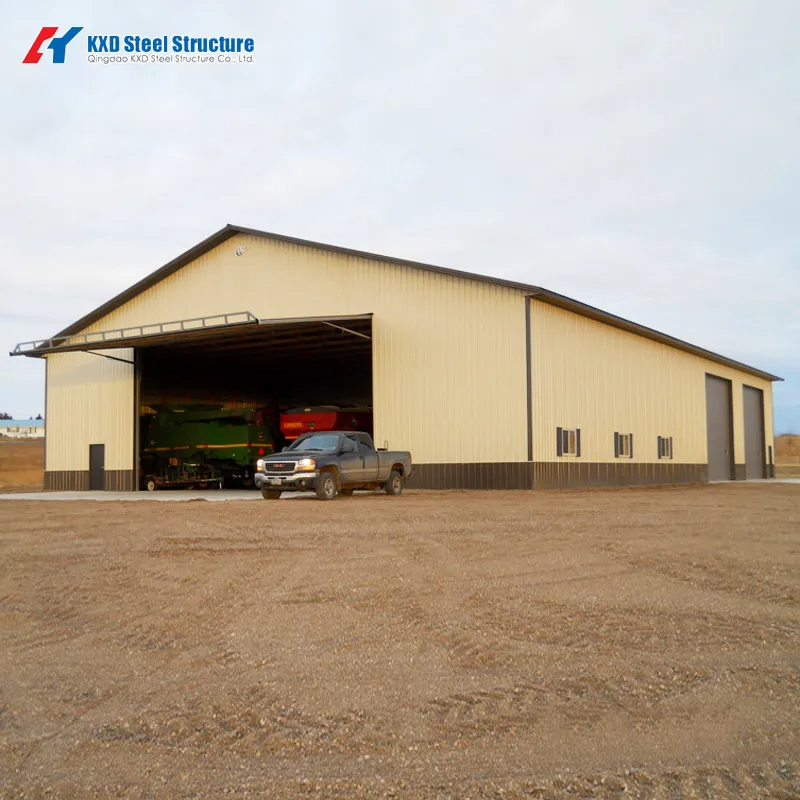 Waterproof Prefabricated Metal Construction Buildings H Section Column Steel Structure 1