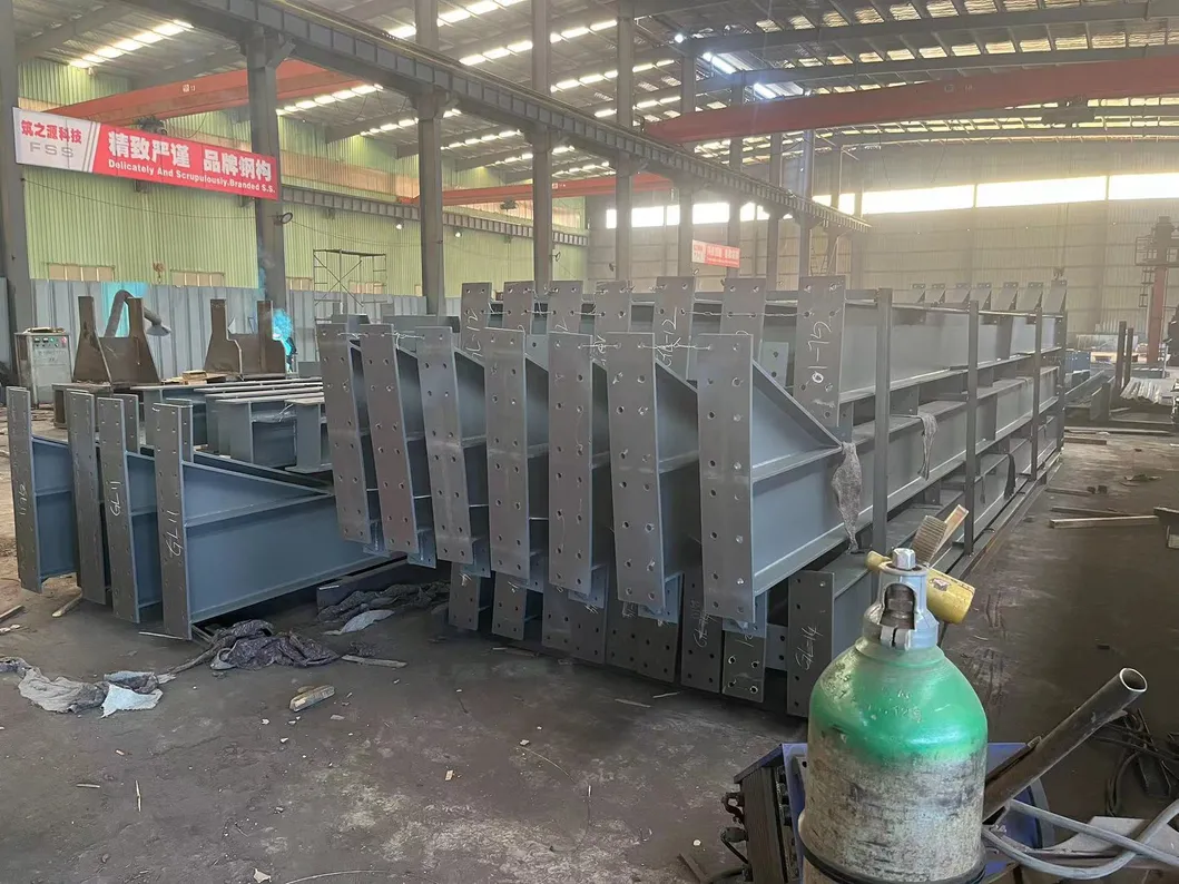 Hot DIP Galvanizing Light Metal Frame Prefab Farm Animal Poultry Shed 6