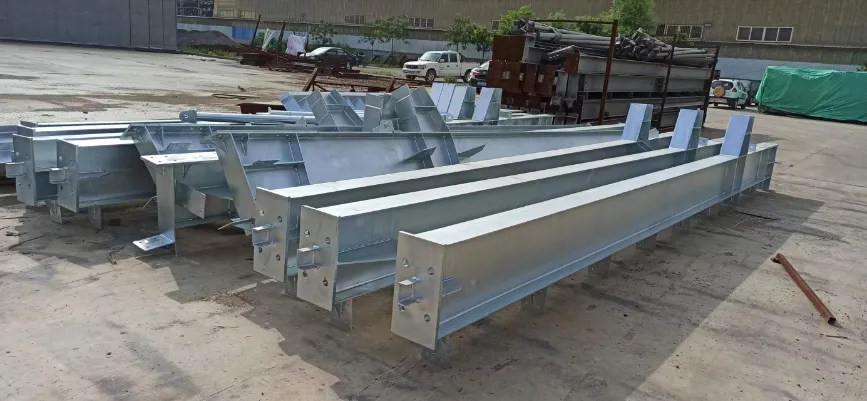 Hot DIP Galvanizing Light Metal Frame Prefab Farm Animal Poultry Shed 7