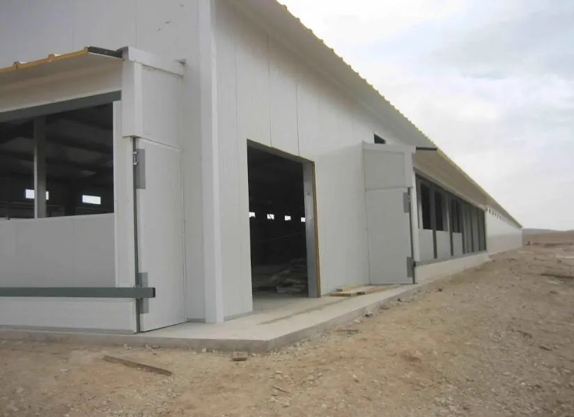 Automatic Metal Cage Steel Structure Broiler Chicken Poultry House 0