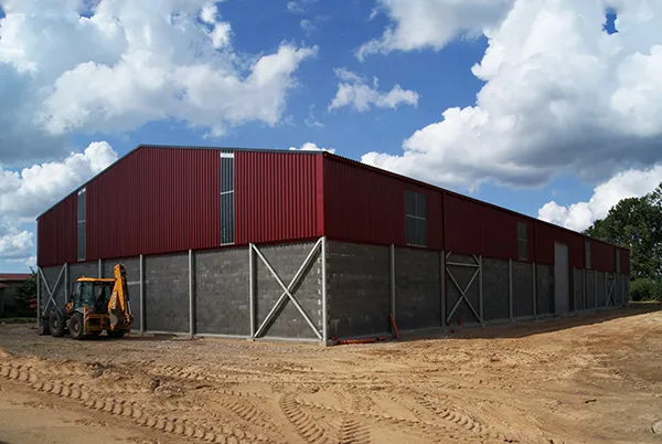 Prefabricated Portal Framed H Section Column Steel Structure with Earthquake Resistance 1
