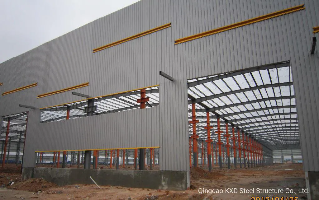 Prefabricated Portal Framed H Section Column Steel Structure with Earthquake Resistance 2