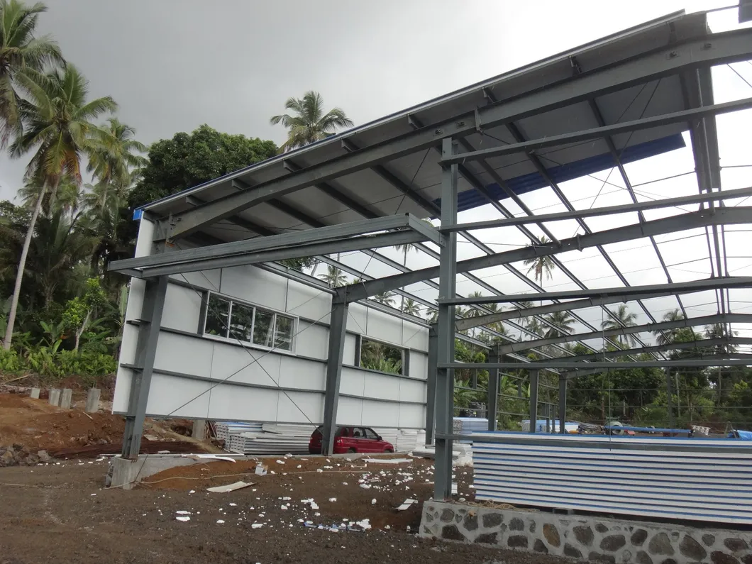 Prefabricated Galvanized Light Construction Factory Qingdao Kxd Steel Structure with Easy Installation 4