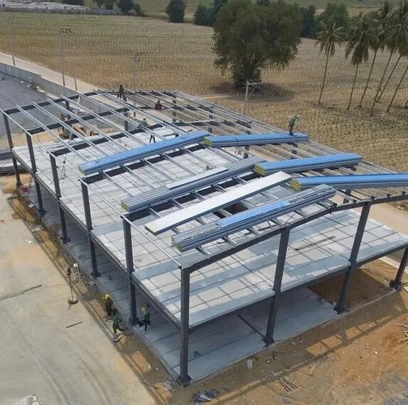 54 M2 Prefab Lightweight Steel Frame Garage Carport Storage Shed 5