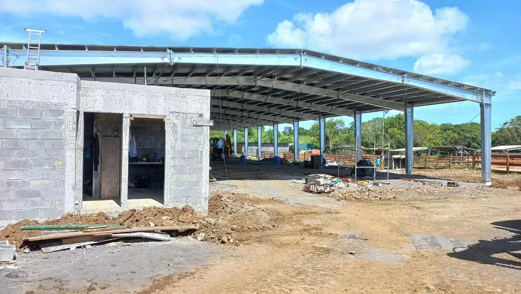 54 M2 Prefab Lightweight Steel Frame Garage Carport Storage Shed 10