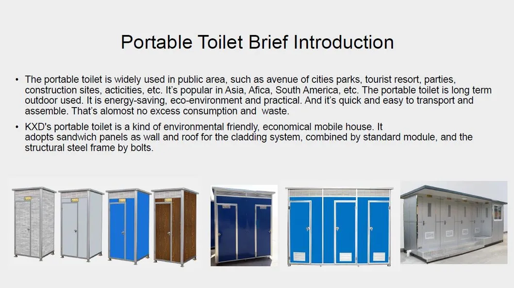 Portable 20 Feet Container Prefab House Toilet 3