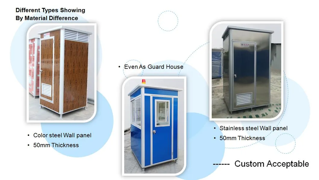 Portable 20 Feet Container Prefab House Toilet 7